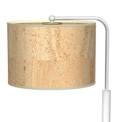 Cork Desk Lamp 1xE27 White / Cork
