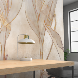 Desk lamp Felix 1xE27 White/Gold