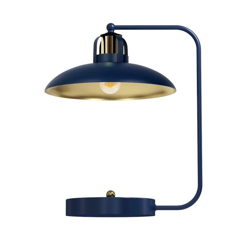 FELIX NAVY BLUE/GOLD desk lamp 1xE27