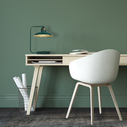 Lámpara de escritorio FELIX VERDE/DORADA 1xE27