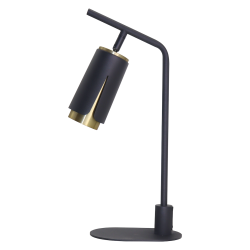 FLOWER BLACK GOLD DESK LAMP 1xGU10