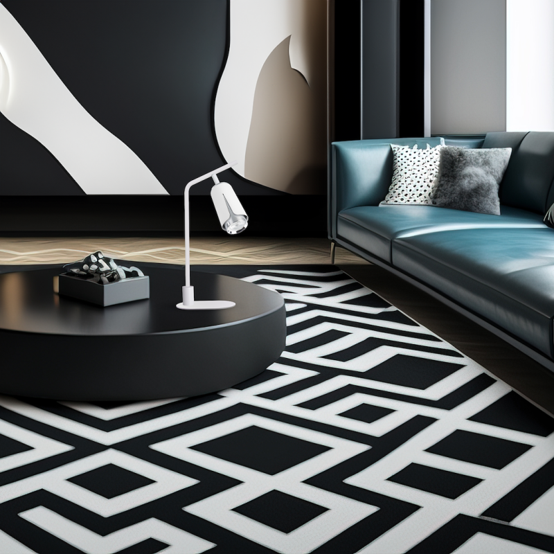 Flower Chrome Tischlampe 1xGU10 Weiß