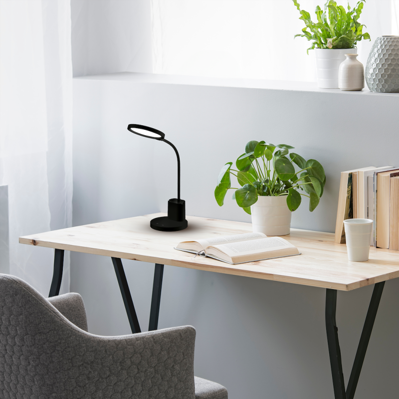 Desk lamp SCUOLA BLACK 5W LED