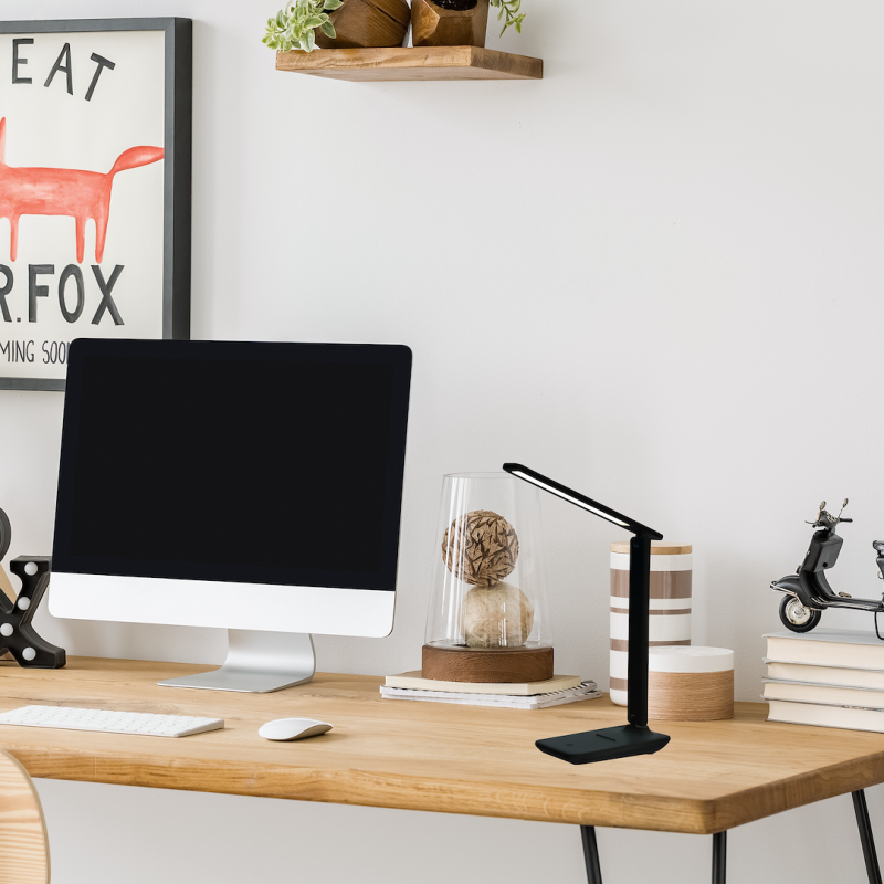 Lámpara de escritorio Post Black 5W LED