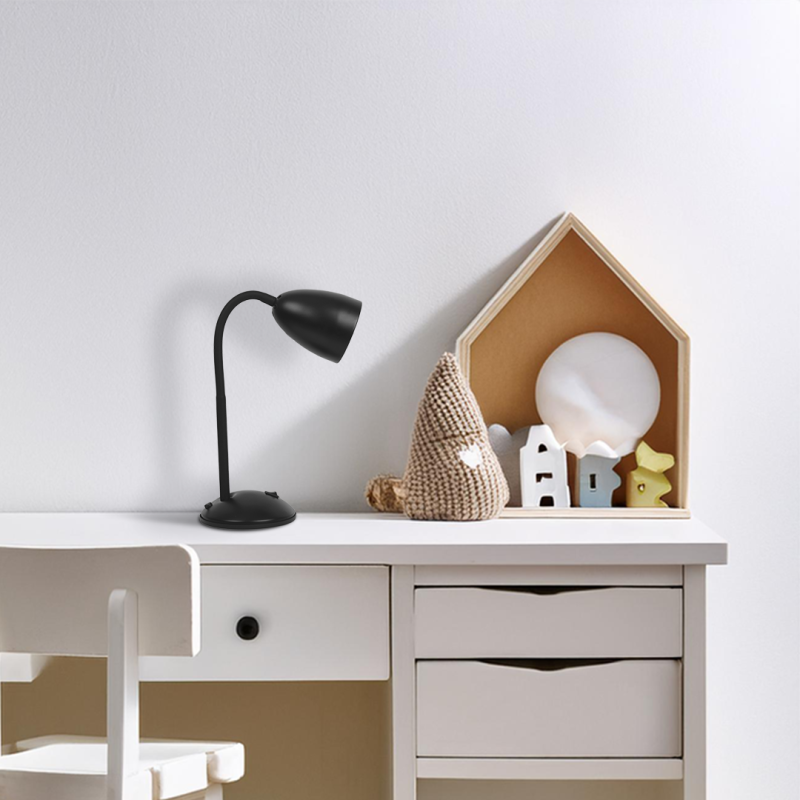 LOGIC Black Desk Lamp 1xE27