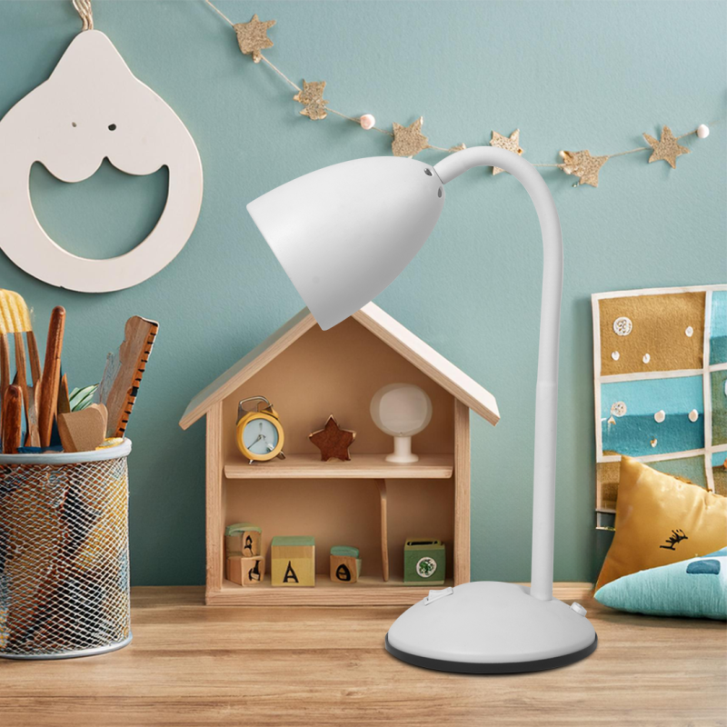 LOGIC White Desk Lamp 1xE27