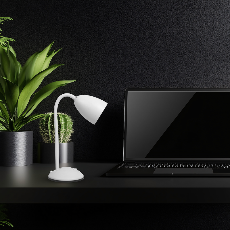 LOGIC White Desk Lamp 1xE27