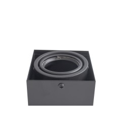 LAMPA SUFITOWA BLOCCO SZARY 1x7W GU10 LED