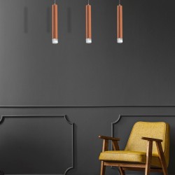 ПІДВІСНИЙ СВІТИЛЬНИК COPPER 15W LED