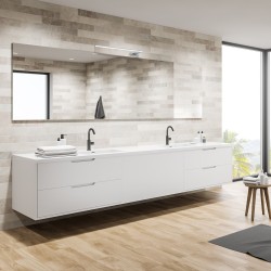 Aplique de pared SHINE CROMO 45cm 11W LED