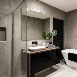 Aplique de pared SHINE CROMO 45cm 11W LED