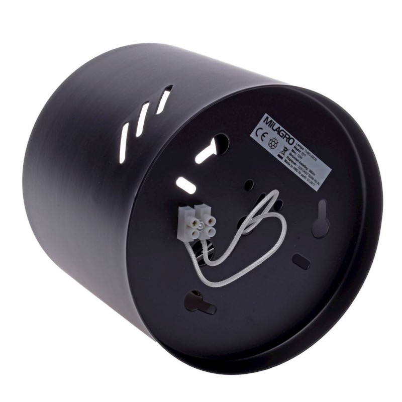 LÁMPARA DE TECHO TUBO NEGRO 1xAR111 (SIN BOMBILLA)