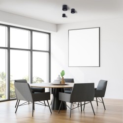 DECKENLAMPE TUBO BLACK 1xAR111 (OHNE GLÜHBIRNE)