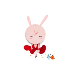 Kinderlampe BUNNY LED CLOCK 0,6W LED