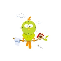 Lámpara infantil BIRD LED CLOCK 0,6W LED