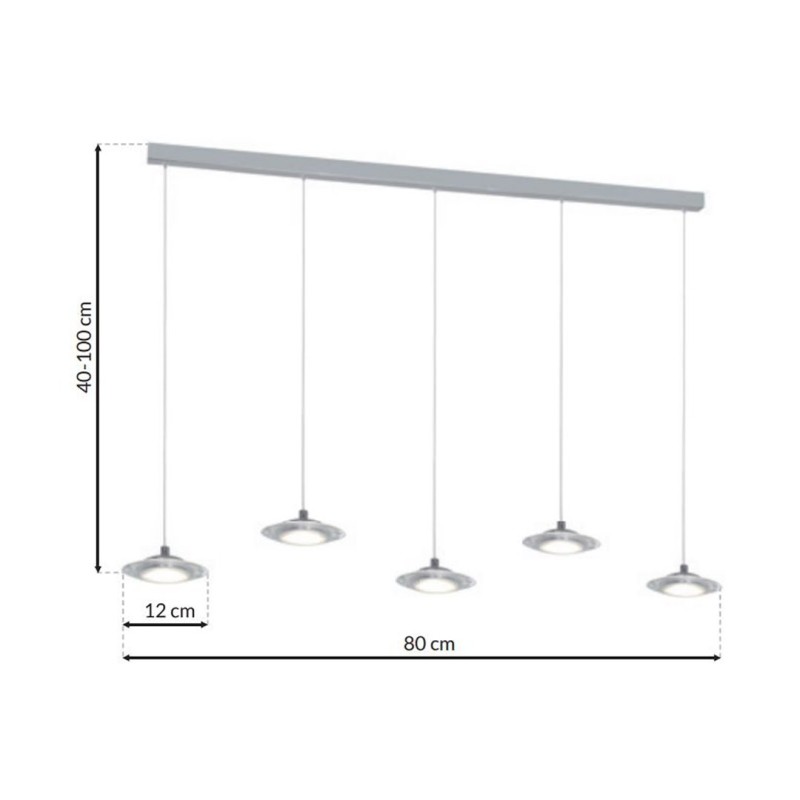 HÄNGELEUCHTE ELLIPSE 25W LED