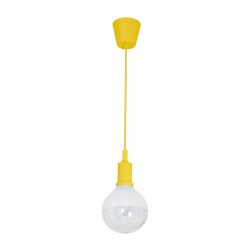 LÁMPARA COLGANTE BUBBLE YELLOW 5W E14 LED