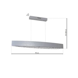 LÁMPARA COLGANTE BOCCA 24W LED