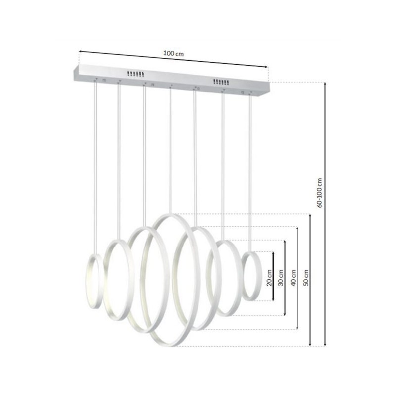 VERTIGO 96W LED PENDANT LAMP