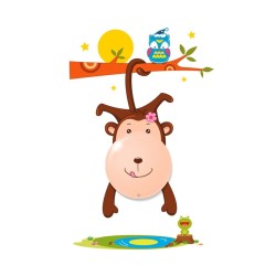 KINDERLAMPE AFFE 0,6W LED