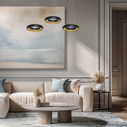 HÄNGELEUCHTE RONDO NERO 36W LED