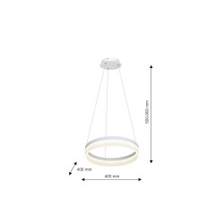 HANGING LAMP RING 24W LED