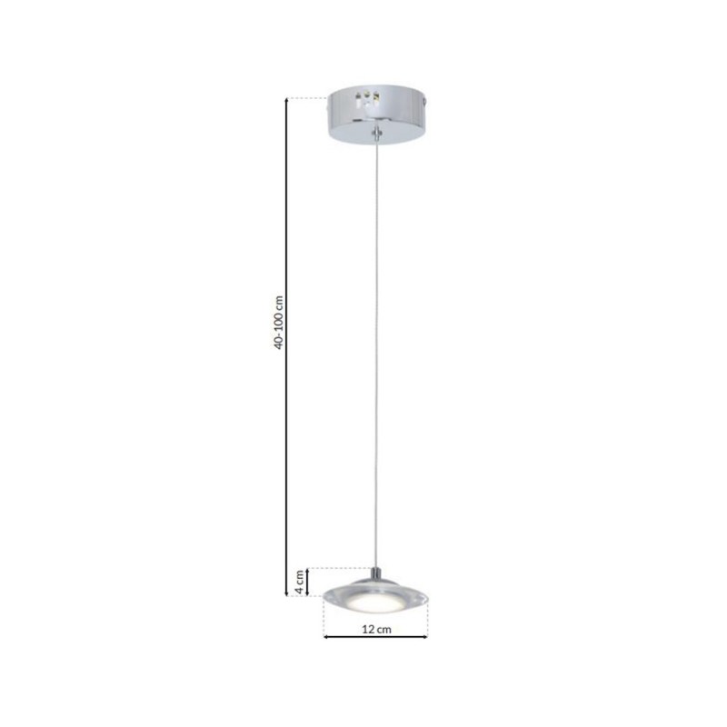 LÁMPARA COLGANTE ELLIPSE 5W LED