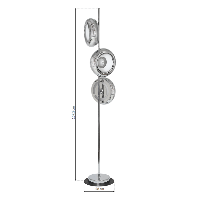 MERCURIO 36W LED FLOOR LAMP