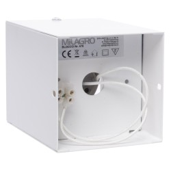 Lampa Sufitowa Blocco Biały 1x7W GU10 Led