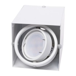 Deckenleuchte Blocco Weiß 1x7W GU10 Led