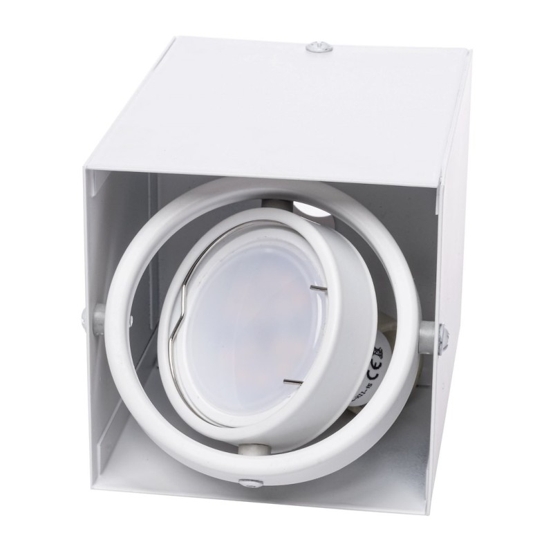 Ceiling Lamp Blocco White 1x7W GU10 LED