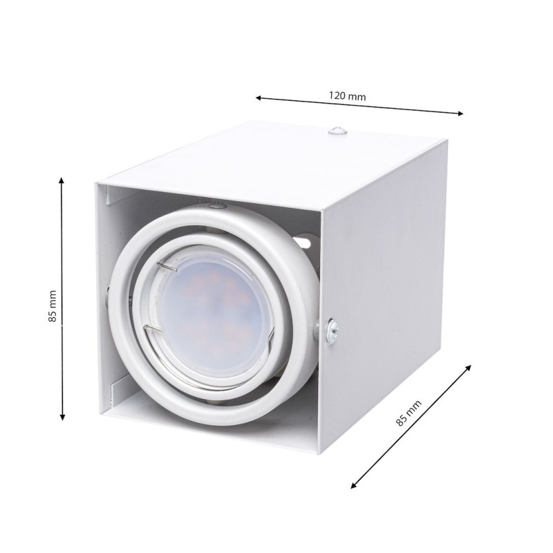 Lámpara de Techo Blocco Blanco 1x7W GU10 Led