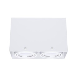 Lámpara de Techo Blocco Blanca 2x7W GU10 Led
