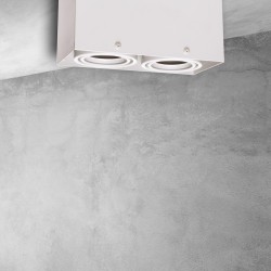 Стельова лампа Blocco Білий 2x7W GU10 Led