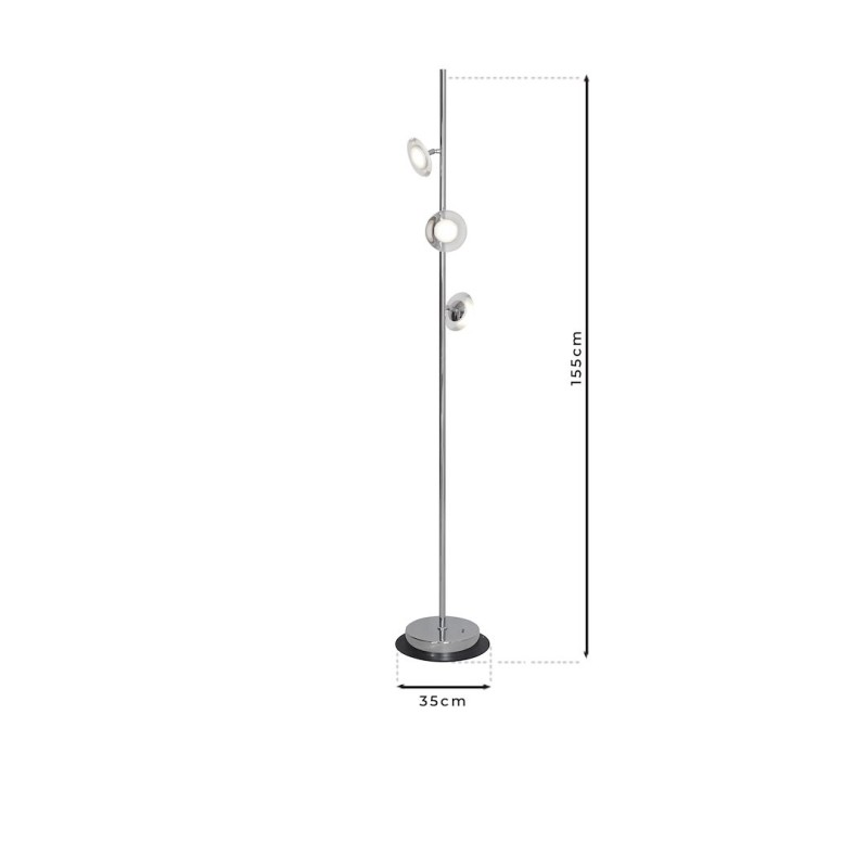 LÁMPARA DE PIE ELLIPSE 15W LED