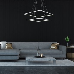 NIX WHITE 50W LED PENDANT LAMP