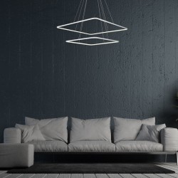 NIX WHITE 50W LED PENDANT LAMP