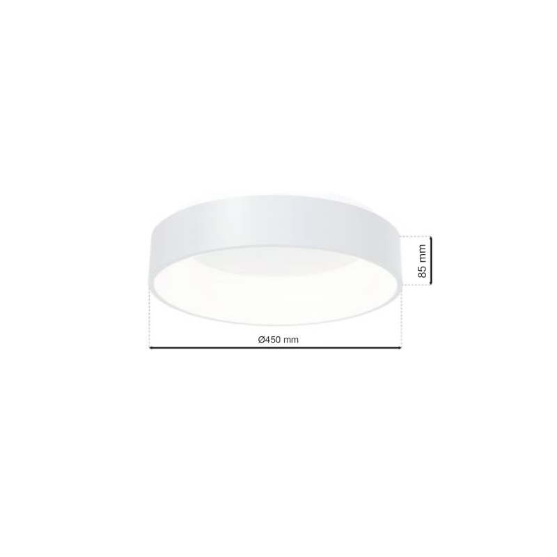 OHIO Ceiling Light 40W LED 3000K-4000K Ø450mm