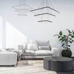 LAMPA WISZĄCA NIX BLACK 117W LED