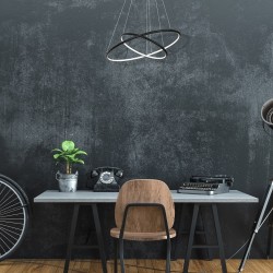 LAMPA WISZĄCA ORION BLACK 53W LED