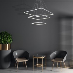 NIX WHITE 117W LED PENDANT LAMP