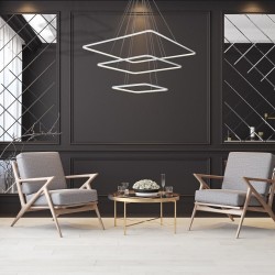 NIX WHITE 117W LED PENDANT LAMP