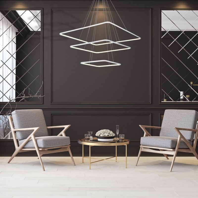 NIX WHITE 117W LED PENDANT LAMP