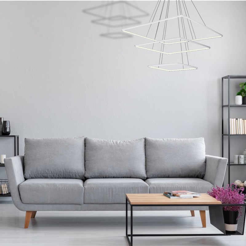 NIX WHITE 117W LED PENDANT LAMP