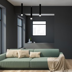 CARBON HANGING LAMP 3X5W LED