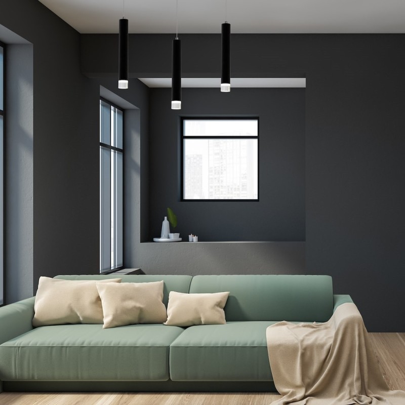 CARBON HANGING LAMP 3X5W LED