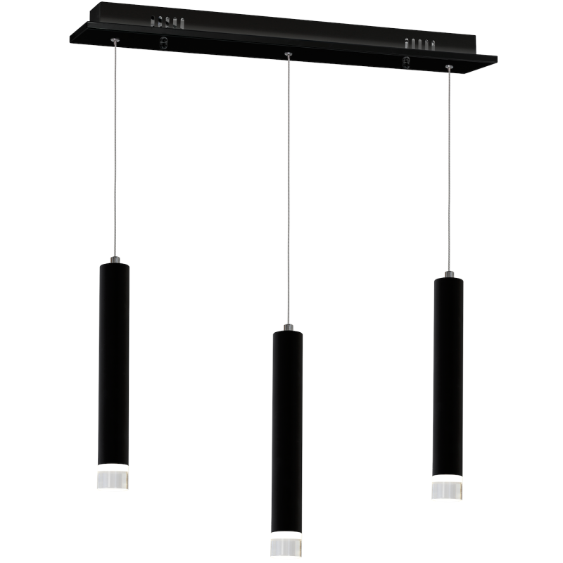 LAMPA WISZĄCA CARBON 3X5W LED