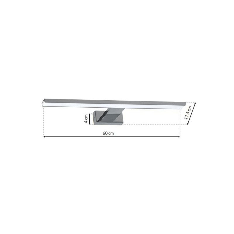 SHINE CHROME Wall Light 60cm 13.8W LED