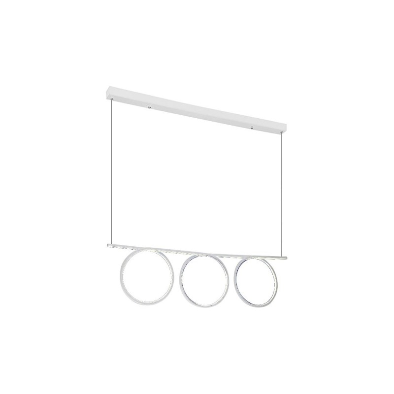 LÁMPARA COLGANTE LOOP BLANCA 60W LED