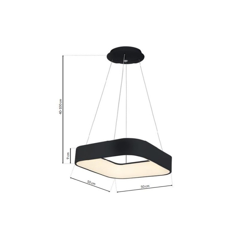 HÄNGELEUCHTE ASTRO SCHWARZ 40W LED 3000K-4000K